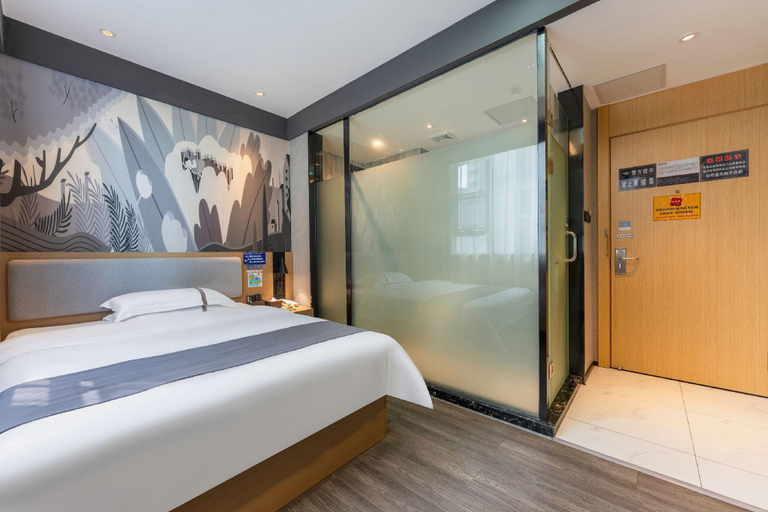 Bedroom 2, Thank Inn Guangdong Jiangmen Taishan Bus Station, Jiangmen