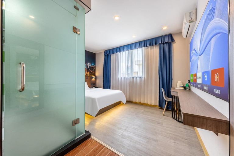 Bedroom 2, Yueji Hotel (Sihui Plaza Tianguangxu), Zhaoqing