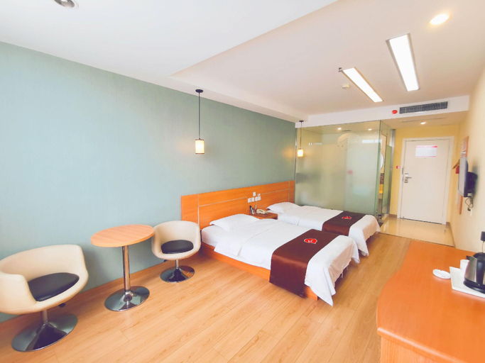 Bedroom 2, Thank Inn Plus Hotel Nanjing Gaochun Market, Nanjing