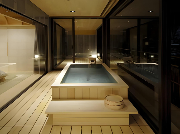 Bathroom 3, Okuikaho Ryotei Kaichoro Ryokan, Shibukawa