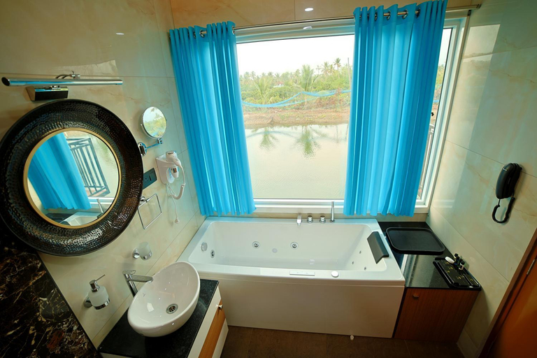 Bathroom 4, S Cross Munroe Island Resort, Kollam