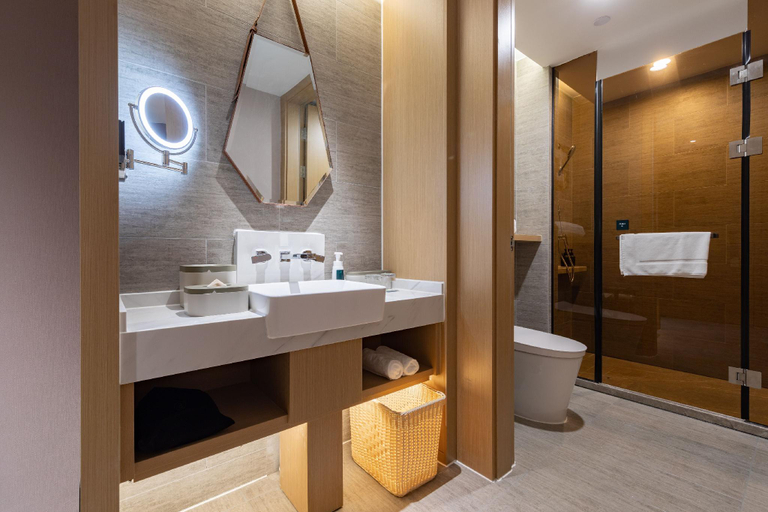 Bathroom 3, Atour Hotel Hangzhou Wulin Square Zhengjiang University Xixi campus, Hangzhou
