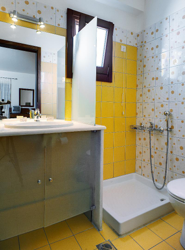 Bathroom 3, Syia Hotel, Crete