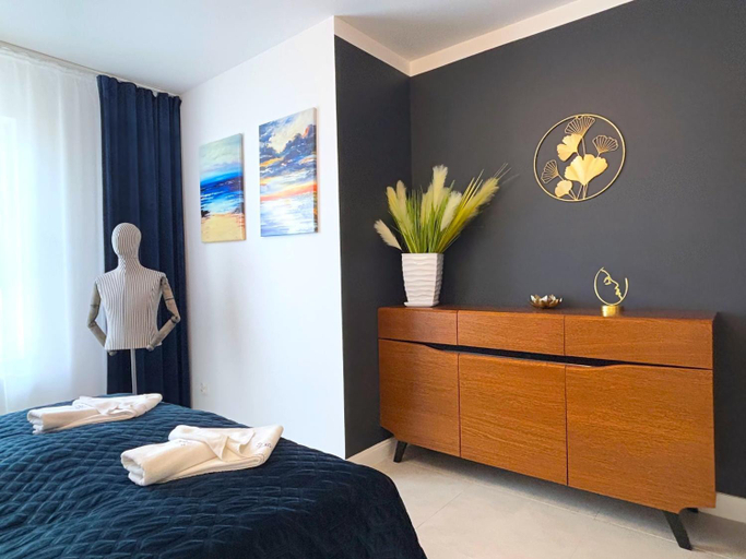 Bedroom 2, Osiedle Sun Towers - Apartamenty Bryza z parkingiem - Centrum, Świnoujście