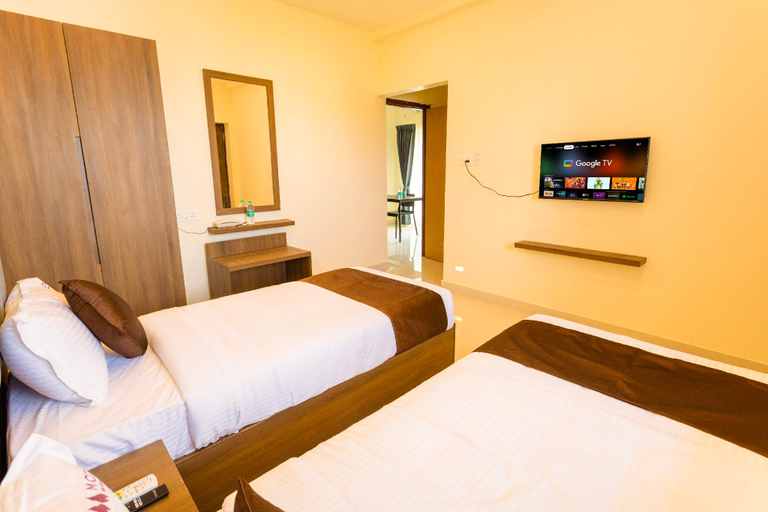 Bedroom 2, Mcity Elite Suites, Kancheepuram