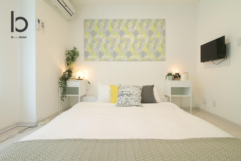Bedroom 2, Studio apartment for 2 people with free wifi 101, Hiroshima
