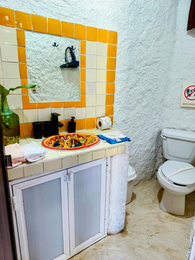 Bathroom 3, Arte Sano Vegan Hotel Holbox, Lázaro Cárdenas