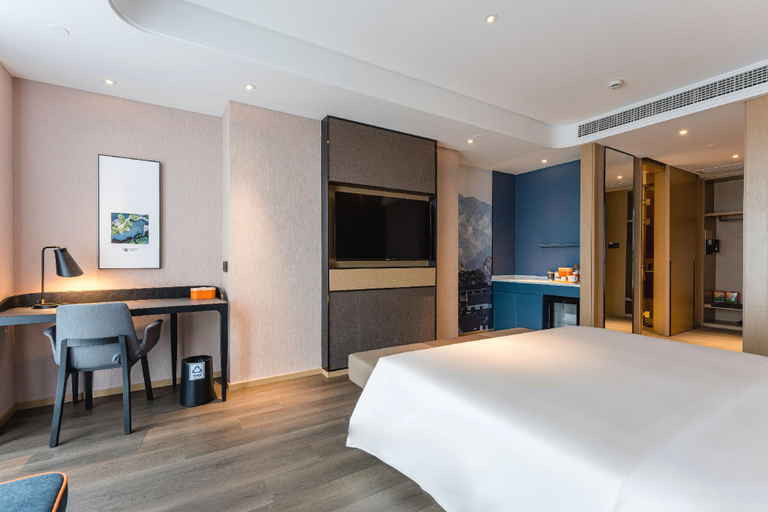 Bedroom 2, Atour Hotel Shaoxing Jinghu Basketball, Shaoxing