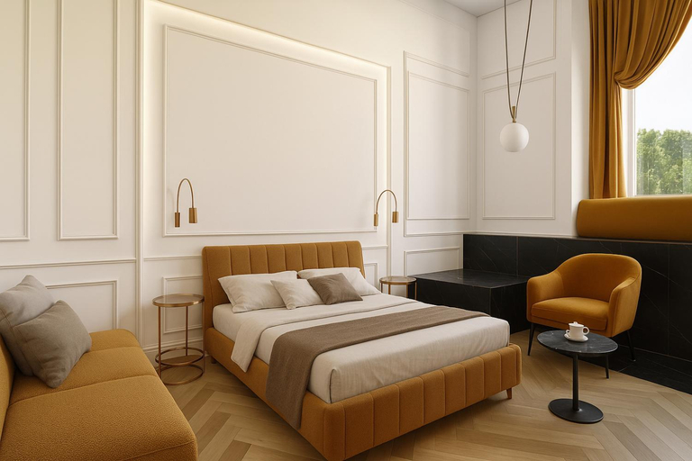 Bedroom 5, Unicum Trastevere Suites, Rome