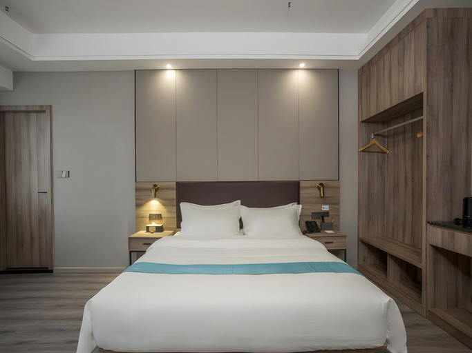 Bedroom 2, VX Hotel Changzhou Wujin Gaoxin District Nanxiashu Mosaic, Changzhou