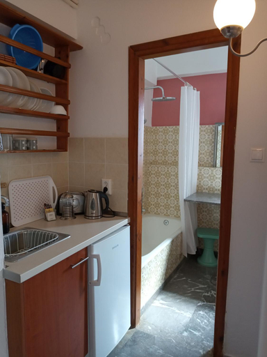 Bathroom, Dilina Guesthouse - Alkioni, Crete
