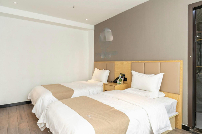 Bedroom 2, Shell Hotel Rizhao Lanshan District Bus Station, Rizhao