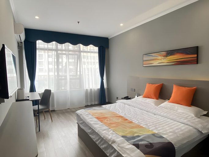 Bedroom 2, Shell Hotel Yancheng Binhai County Renmin Nan Road, Yancheng