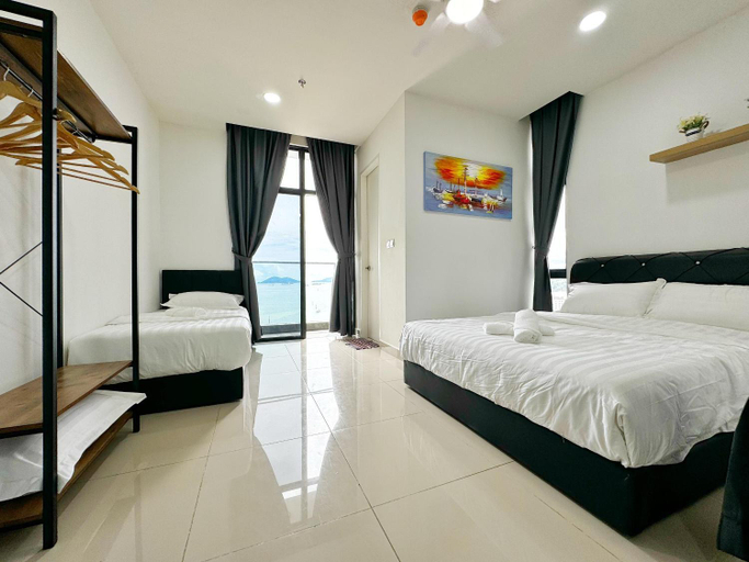 Bedroom 2, K Seaview The Shore Kota Kinabalu, Kota Kinabalu