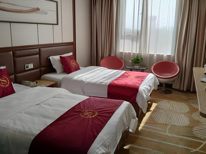 Bedroom 2, GreenTree Alliance Hotel  Xinyang Nanjing Road DonGYAng Branch, Xinyang
