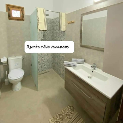 Bathroom, Djerba reve vacances Suite Noura, Djerba Midoun