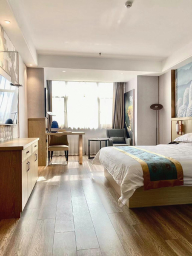 Bedroom 2, GreenTree Eastern Hotel Bengbu Huaishang Avenue Guogou Plaza, Bengbu