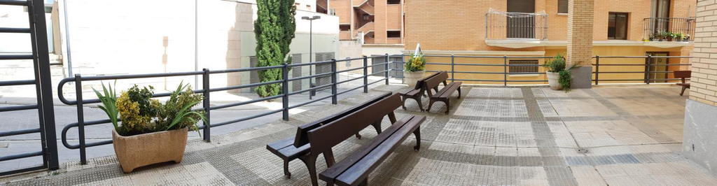 Exterior view, Residencial Oscense, Huesca
