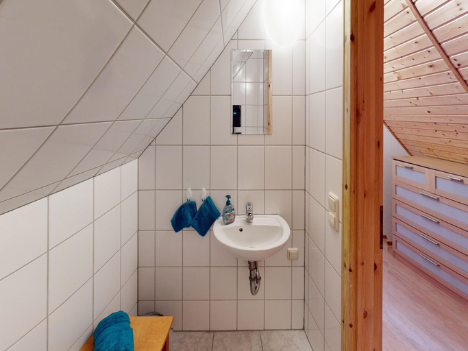 Bathroom 3, Ferienhaus Reet am Useriner See, Mecklenburgische Seenplatte