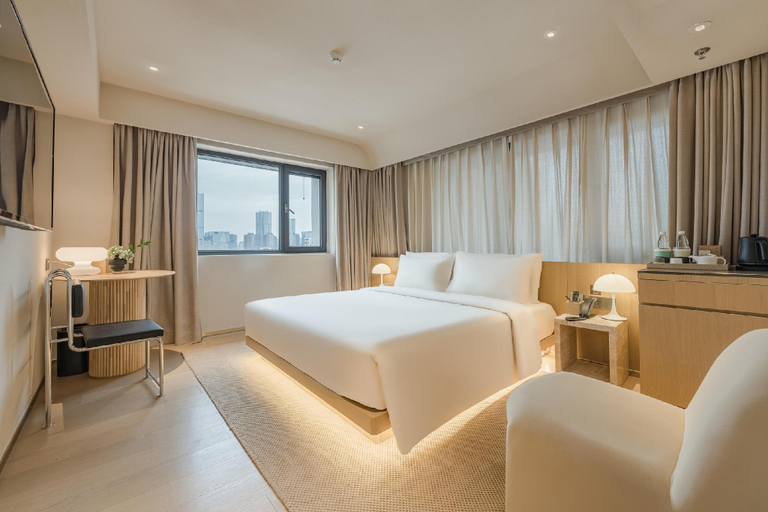 Bedroom, Atour Hotel at China Central Place - Beijing CBD, Beijing
