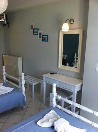 Bedroom 2, Nostos Beach Hotel, South Aegean