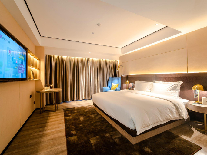 Bedroom 2, Echarm Plus Hotel Nanning Jiangnan District Wanda Plaza, Nanning