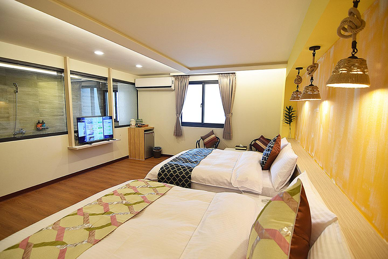 Bedroom 2, Jiaosi Twenty-one Hotspring Inn, Yilan
