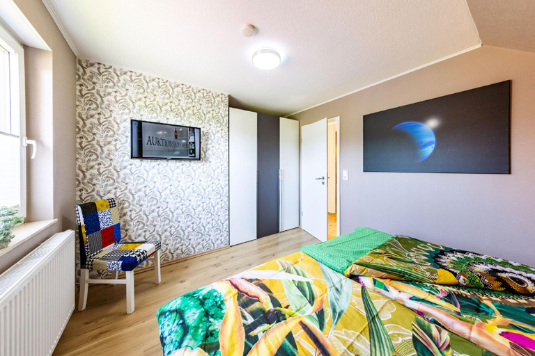 Bedroom, Premiumferienhaus Vanua, Harz