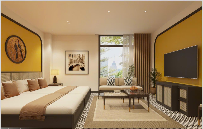 Bedroom 2, Grand Central Hotel- Vinhomes Ocean Park 3, Văn Giang