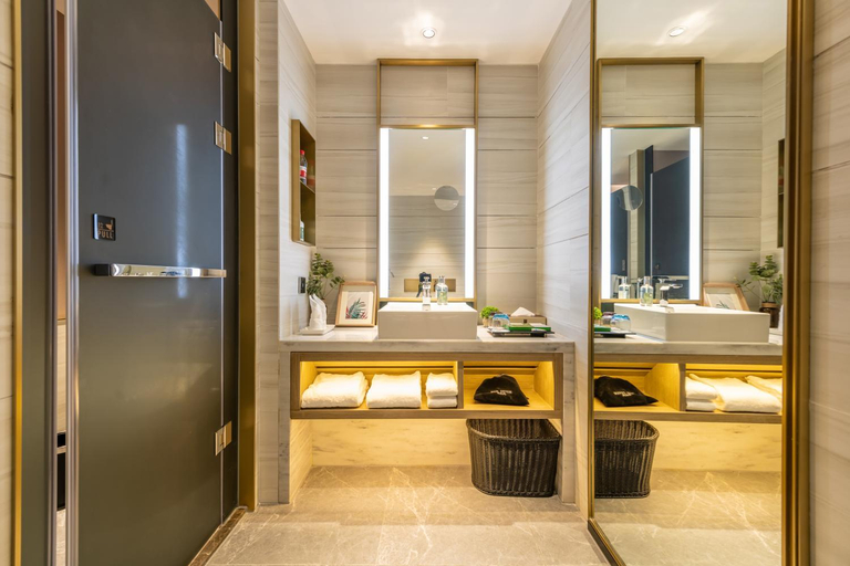 Bathroom 4, Echarm Plus Hotel Guangzhou Quzhuang Metro Station, Guangzhou