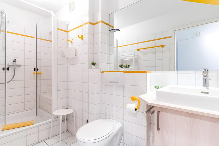 Bathroom, Ferienwohnung in St. Peter-Ording., Nordfriesland
