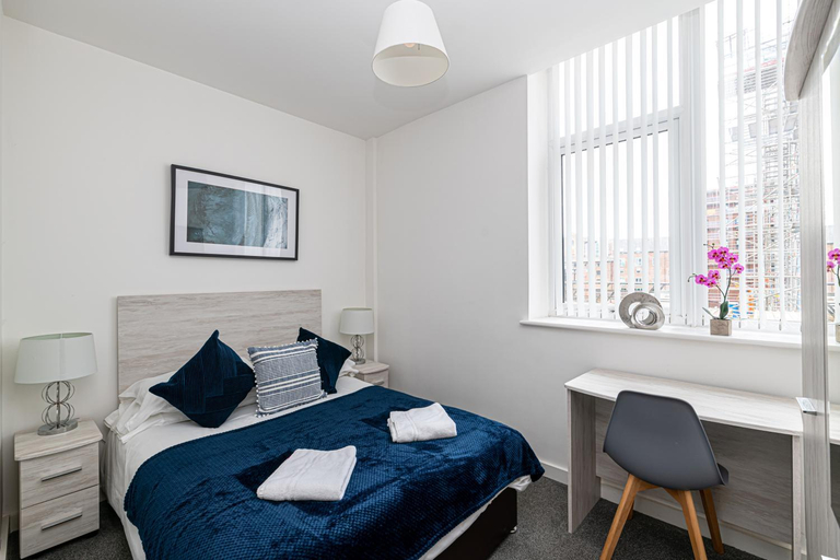 Bedroom 2, City Suites, Cheshire West and Chester