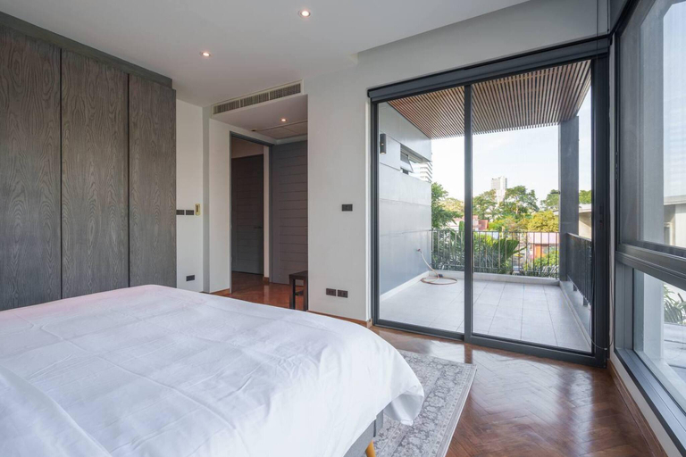 Bedroom 2, MonochromeDesignerPool Villa, Wattana