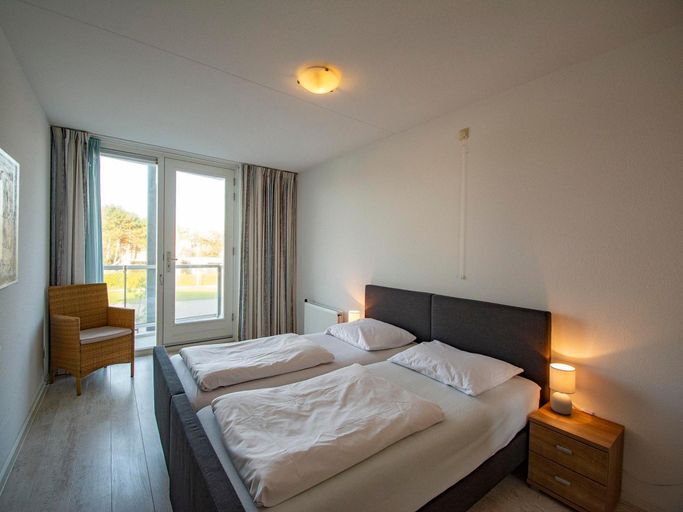 Bedroom 2, Apartment in Groote Keeten near Sandy Beach, Zijpe