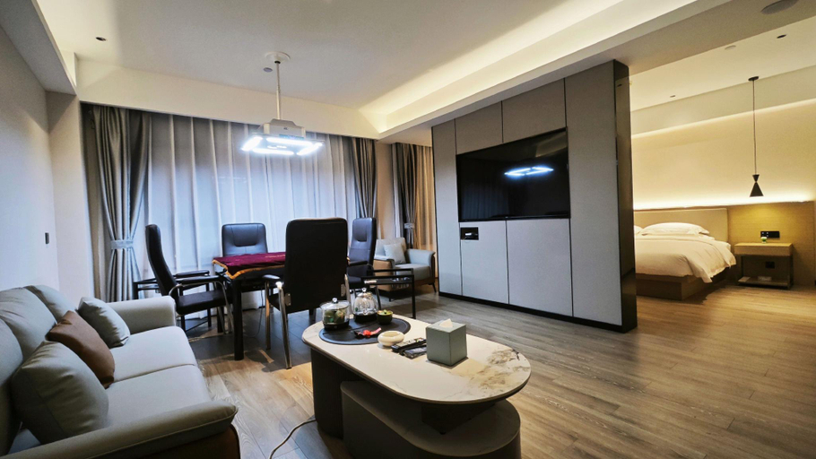 Bedroom 2, Echarm Hotel Haikou Chengmai Old Town Software Park, Hainan