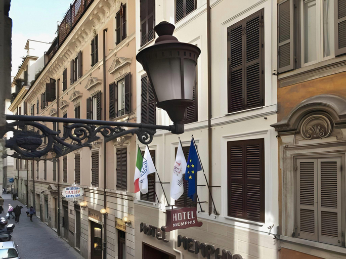 Exterior & Views 2, Hotel Memphis, Roma