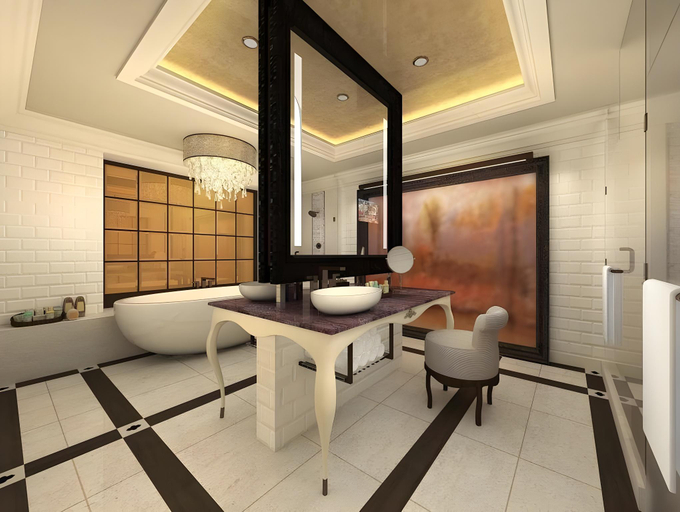 Bathroom 4, River City Casino and Hotel, Saint Louis