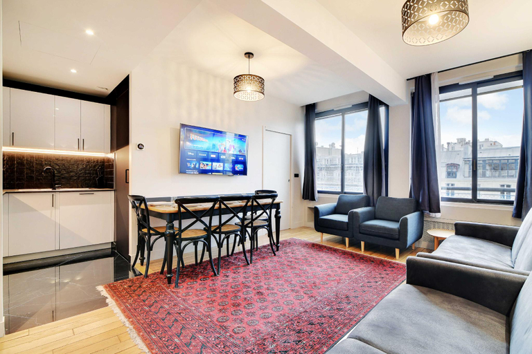Interior view 5, Modern apartment near Palais Garnier, Paris