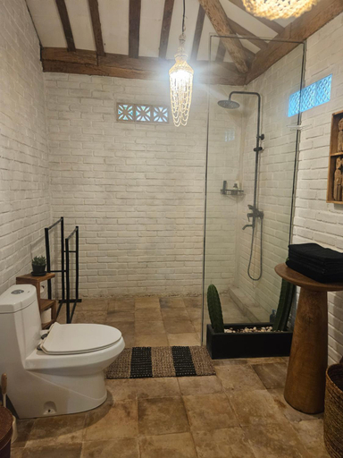 Bathroom 5, Casa Aliran - River Stay, Badung