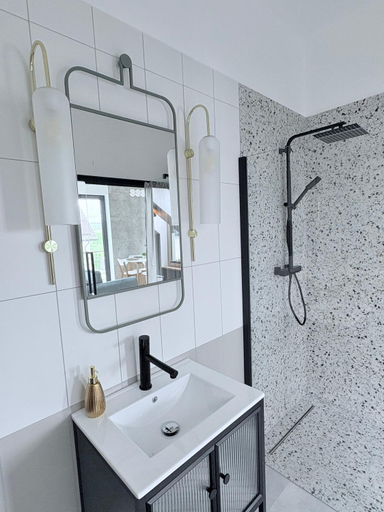 Bathroom, Port Przewloka - Apartamenty, Słupsk