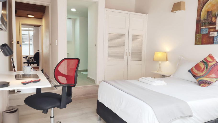 Bedroom 3, Suite Privada Bano & Balcon - Bogota Norte - Fast WiFi 1, Santafé de Bogotá
