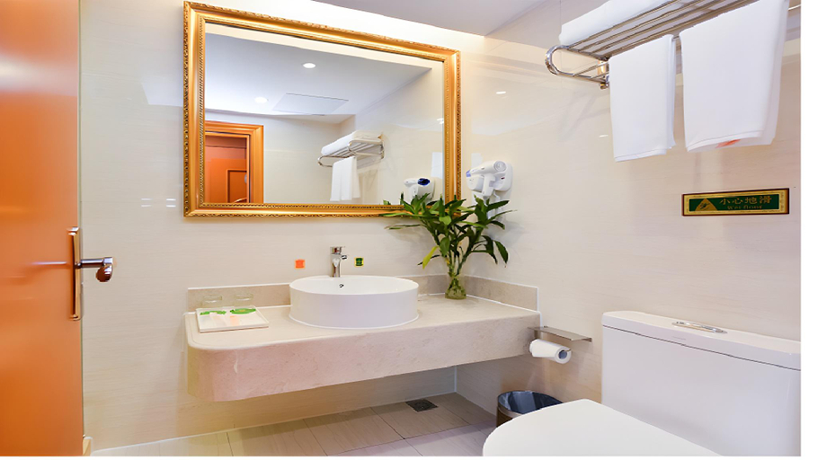 Bathroom, Vienna Hotel Nanjing Pukou Puzhu Zhong Road, Nanjing