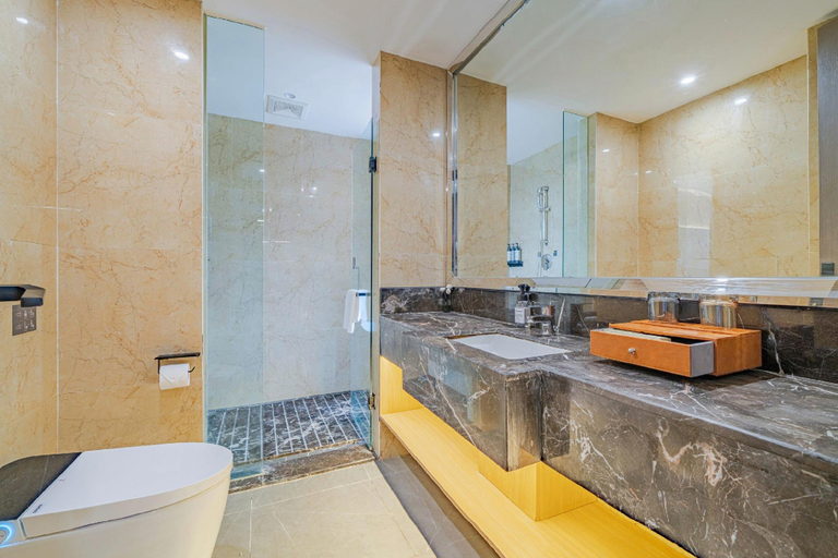 Bathroom 3, Rezen Hotel Buluke Chengdu Dufu Thatched Cottage Youpindao, Chengdu