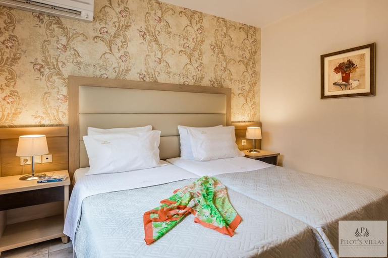 Bedroom 3, Pilot's Villas Luxury Suites, Crete