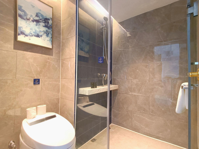 Bathroom 3, Kyriad Marvelous Hotel Qinhuangdao Nandaihe, Qinhuangdao