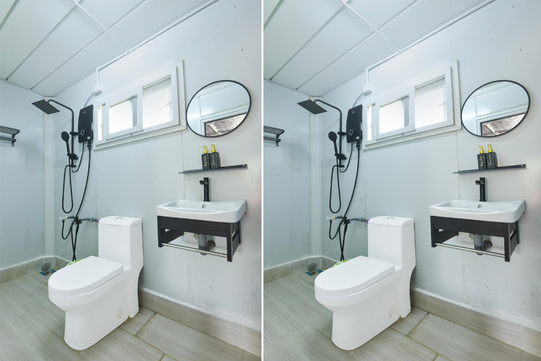 Bathroom 4, Hotel O Asiacamp Chalet Tanjung Karang, Kuala Selangor