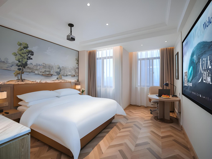 Bedroom 2, Vienna Hotel Wuhu Ruifeng Shangbo City, Wuhu