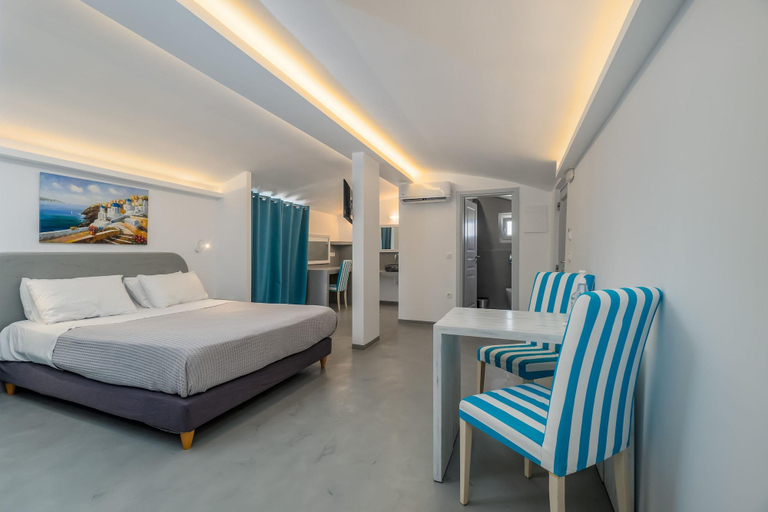 Bedroom 3, Central Fira Suites, South Aegean