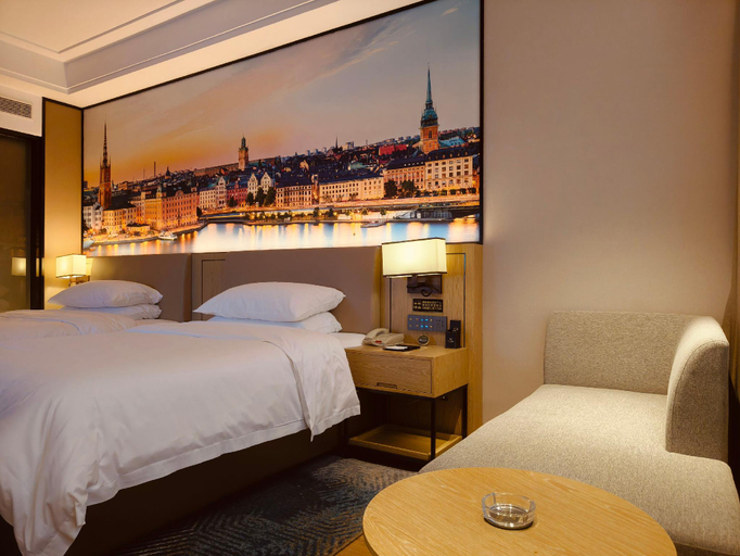 Bedroom 2, Vienna Hotel Shaanxi Xiianyang Yangling South Station, Xianyang