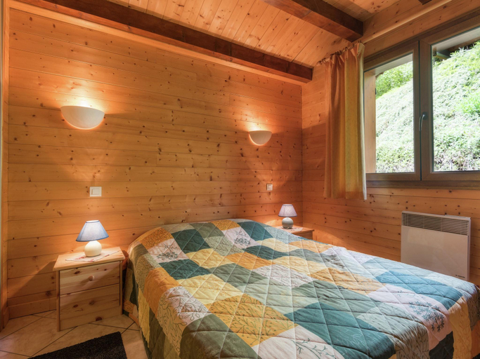 Bedroom 3, Chalet in Vosges Forest with Valley View, Vosges